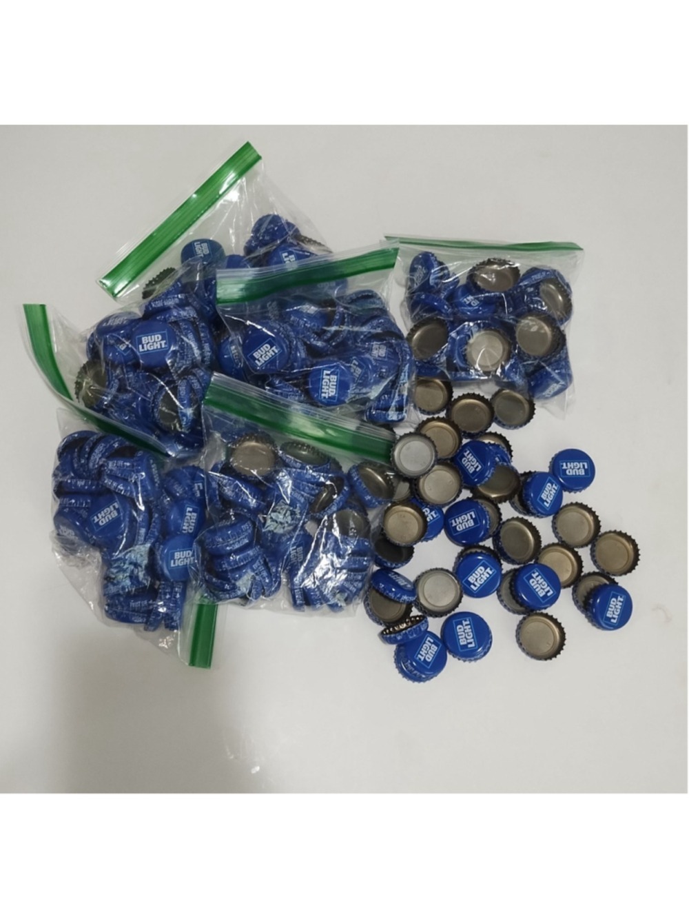 Bud Light Beer Bottle Caps Lot 350